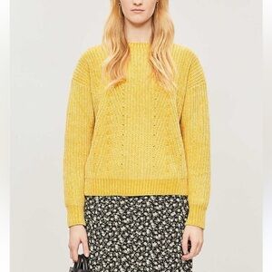 Ted Baker Innia Chenille Sweater in Yellow Sz  0 ( US Sz 2)
